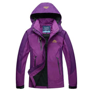 Damen Regenjacke wasserabweisend mit Kapuze