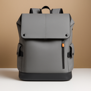 Wasserdichter Laptop-Rucksack für Herren aus PU-Leder