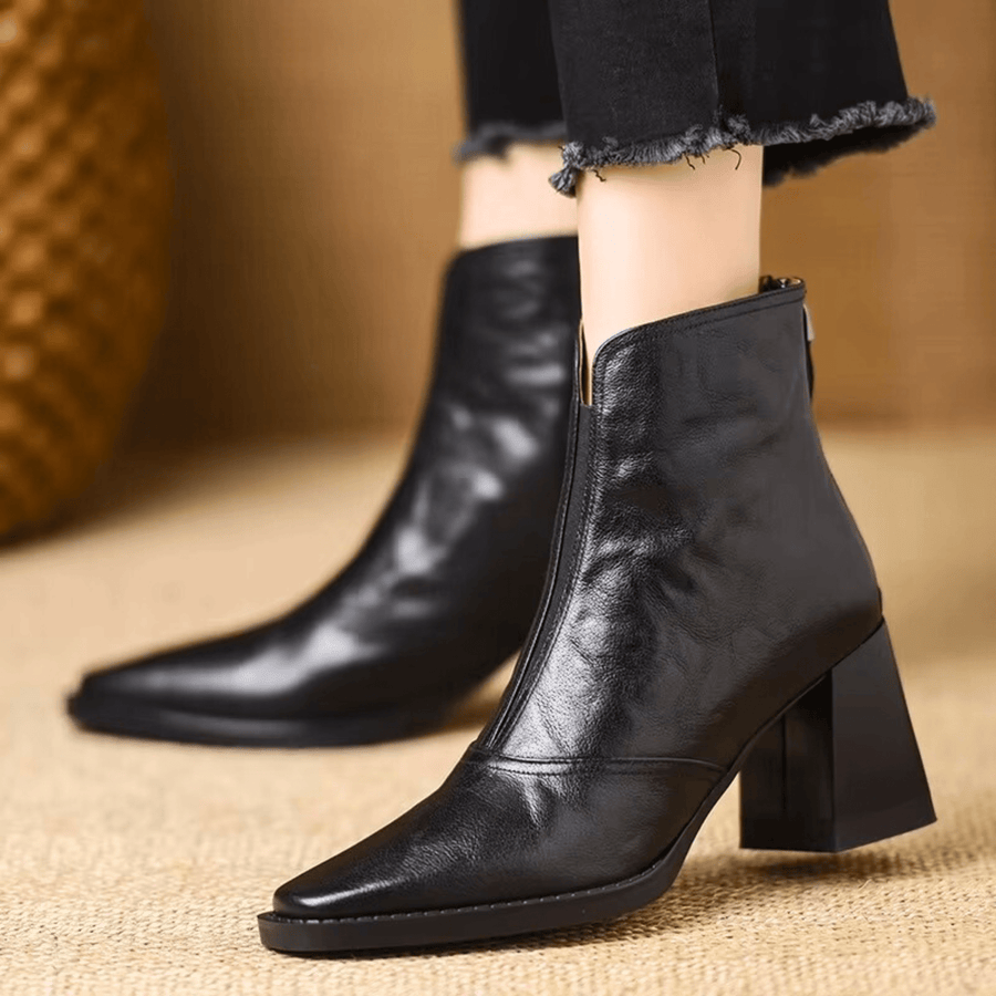 Cilla™ – Orthopädisch inspirierte Stiefeletten mit komfortablem Mittelabsatz