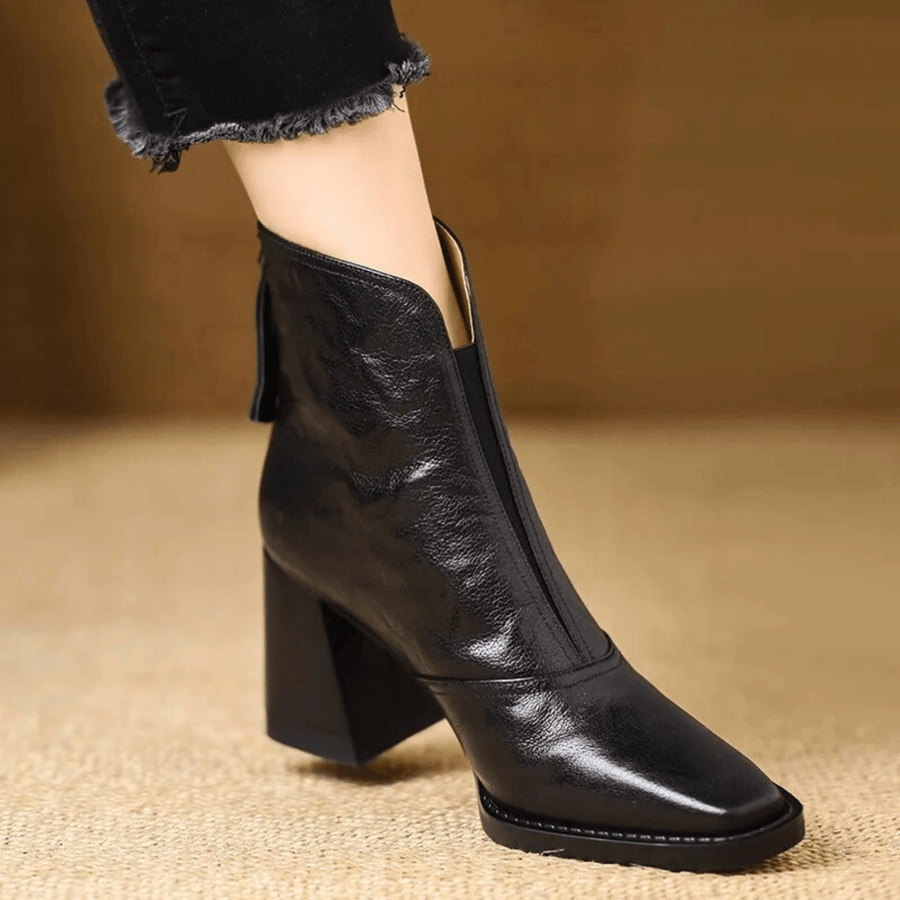 Cilla™ – Orthopädisch inspirierte Stiefeletten mit komfortablem Mittelabsatz