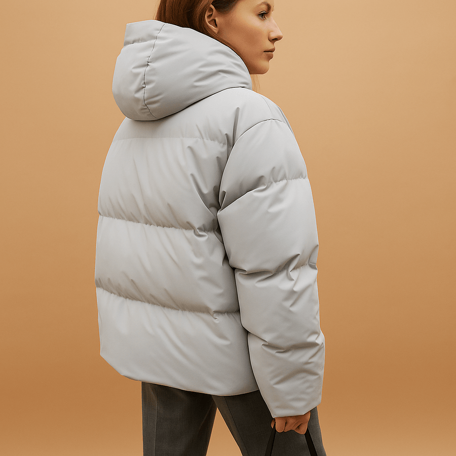 Winterjacke Damen Puffer mit Stehkragen