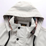 Winterjacke Herren mit Kapuze und Taschen