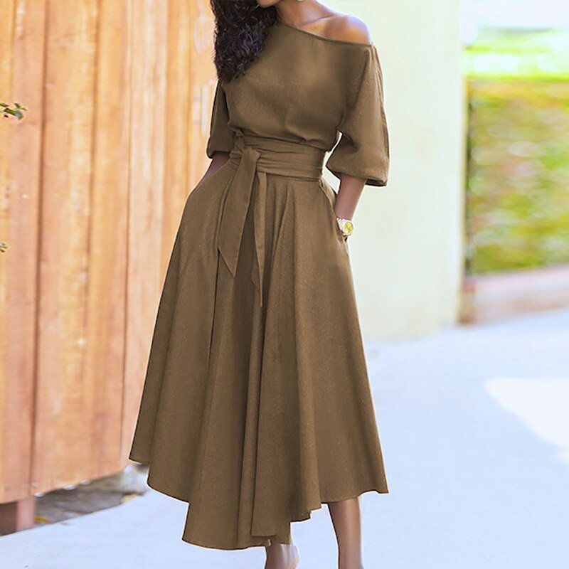 Elegantes Damen A-Linien Kleid für vielseitige Anlässe