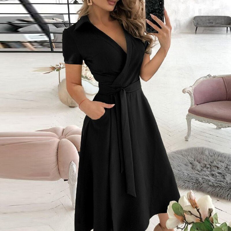 Elegantes Damen A-Linien Kleid für vielseitige Anlässe