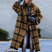 Daniela | Damen Winter-Mantel Lang Oversize aus Wolle