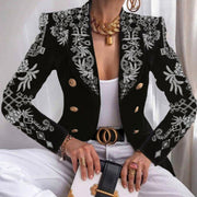 Heidi-Mode | Blazer mit stilvollen Drucken für Damen schicke Kleidung