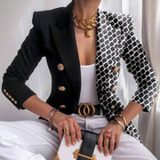 Heidi-Mode | Blazer mit stilvollen Drucken für Damen schicke Kleidung
