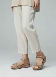 Bequeme Damen-Sandalen mit Klettverschluss & dicker Sohle