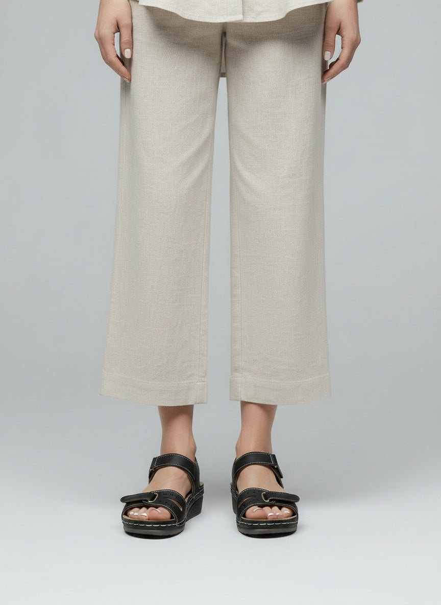 Bequeme Damen-Sandalen mit Klettverschluss & dicker Sohle