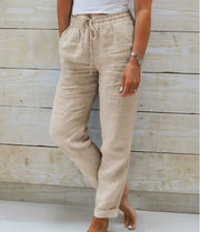 AURELIA - WEITE LEINENHOSE