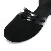 Elegante Damen Pumps mit Blockabsatz – Bequeme Riemchenschuhe in Schwarz, ideal für Büro und festliche Anlässe
