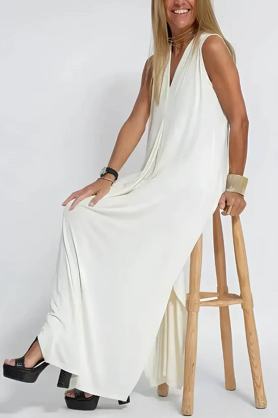 Claire | Elegantes langes Kleid