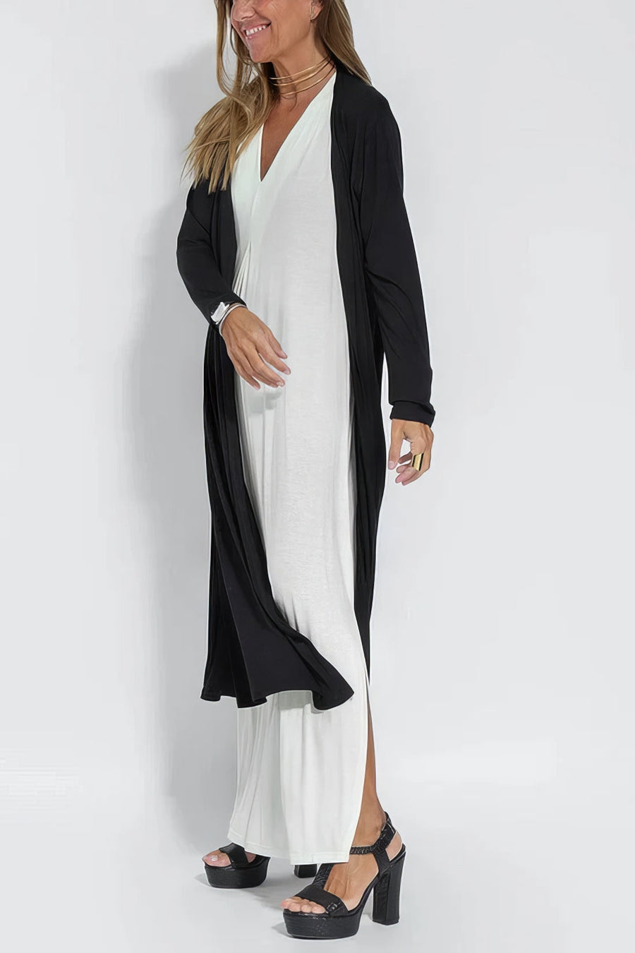 Claire | Elegantes langes Kleid
