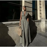 Zaira | Damen Elegantes Maxikleid – Fließendes Sommerkleid Urlaub & Hochzeit 2026