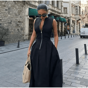 Zaira | Damen Elegantes Maxikleid – Fließendes Sommerkleid Urlaub & Hochzeit 2026
