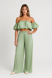 Zweiteiler Set Top Hose Elegant